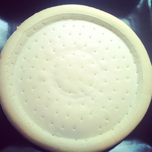 crust before cooking